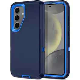 Entronix - Heavy Duty Triple-Layer Case for Samsung Galaxy S25 - Ultimate Protection - Navy