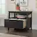 Front. Sauder - Trestle Lateral File Cabinet - Black.