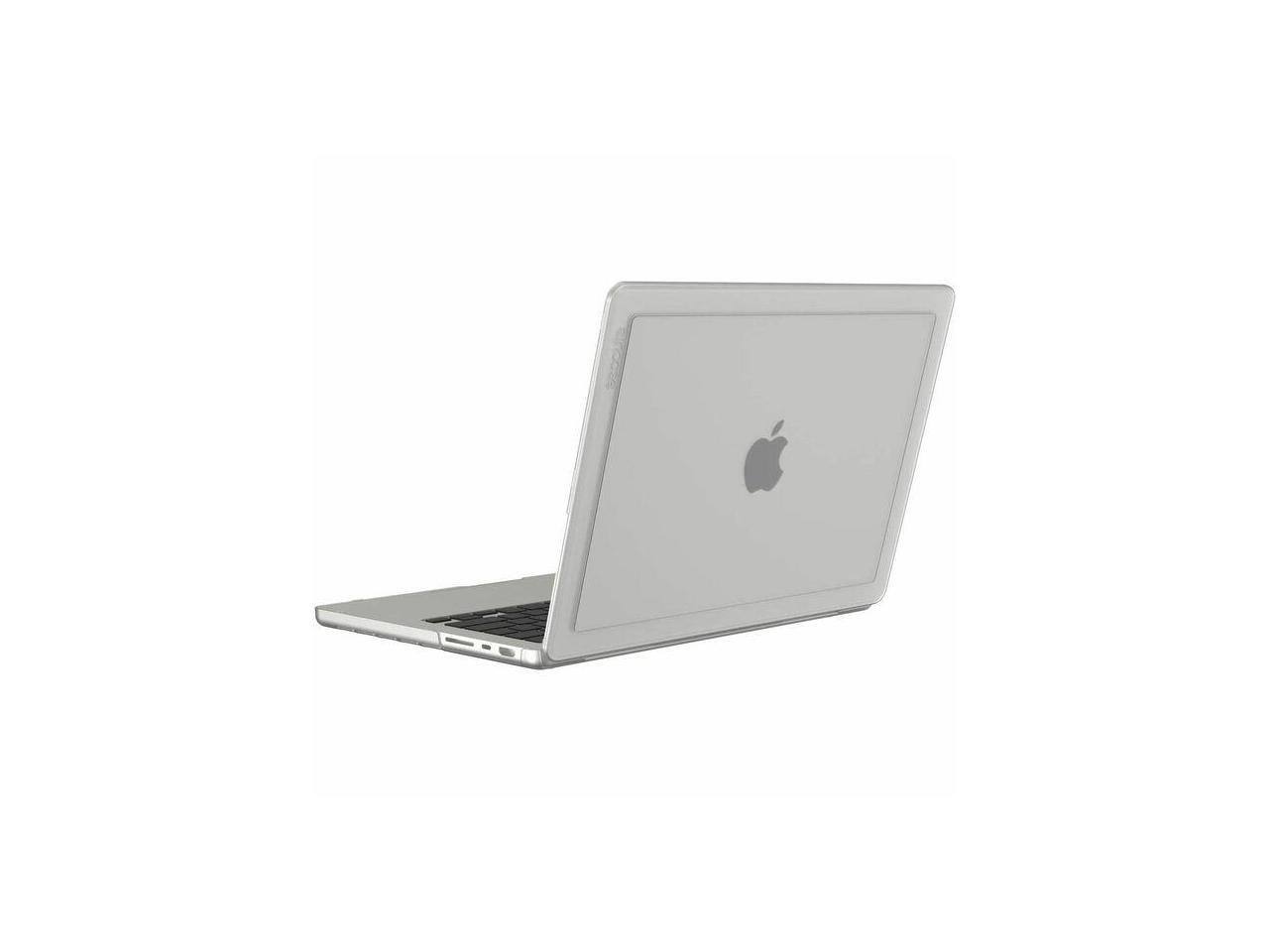 Front. Incase - Incase Edge Hardshell Case for 14" MacBook Pro (M1-M4, 2021-2024) - Clear Matte, Scratch & Fingerprint Resistant - Gray/Clear.