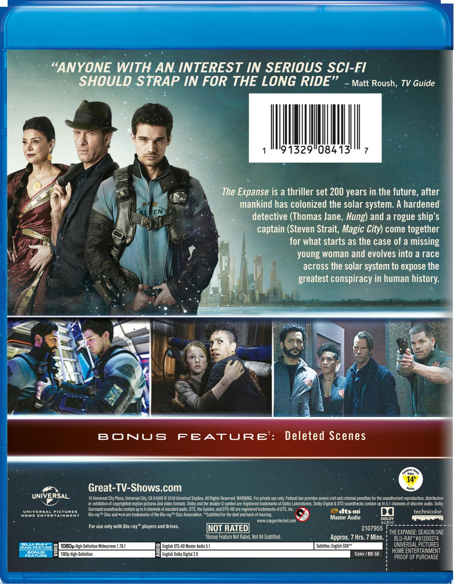 Back. The Expanse: Season One (Blu-ray New Box Art) [Blu-ray].