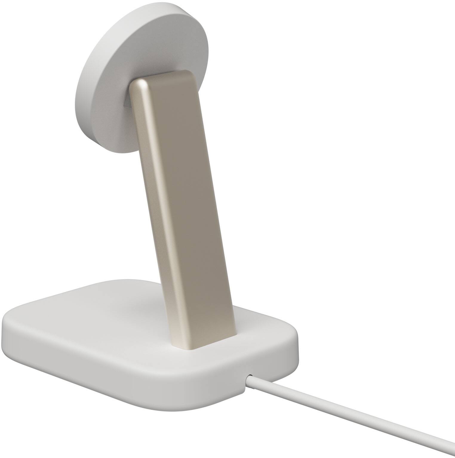 Alt View 2. mophie - Qi2 Charging stand white - White.