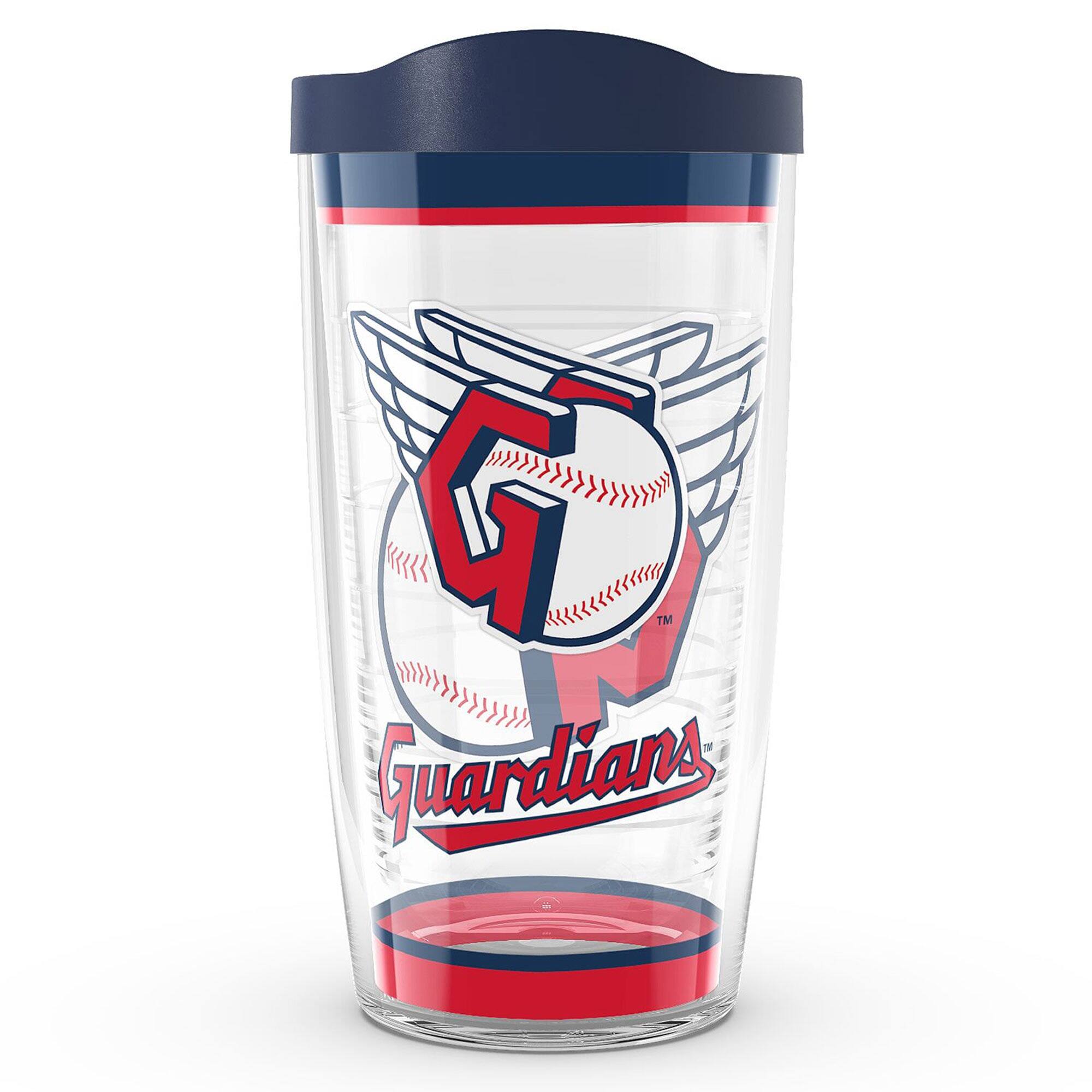 Front. Tervis - Cleveland Guardians 16oz. Tradition Classic Tumbler - Multicolor.