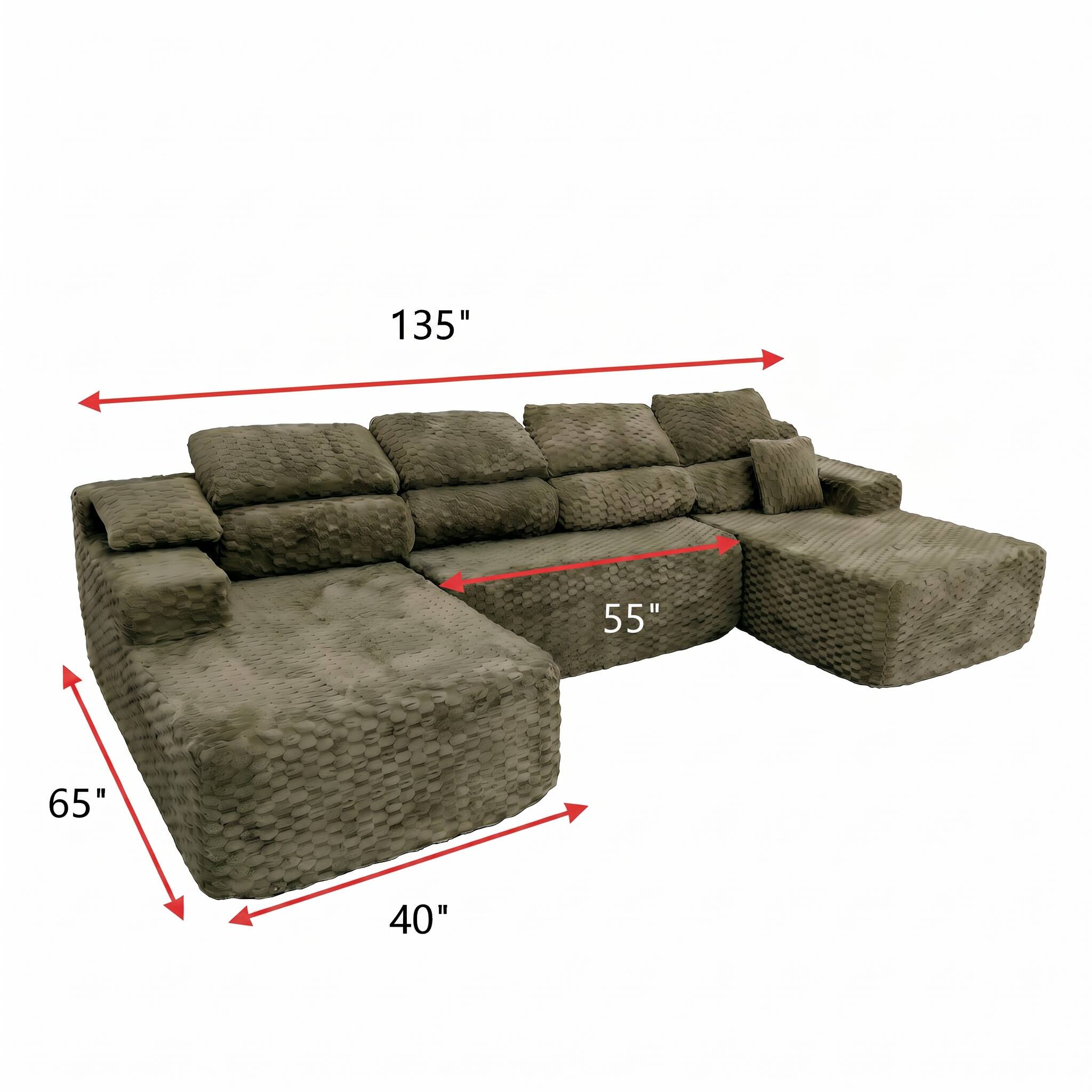 135" 55" 65" 40"