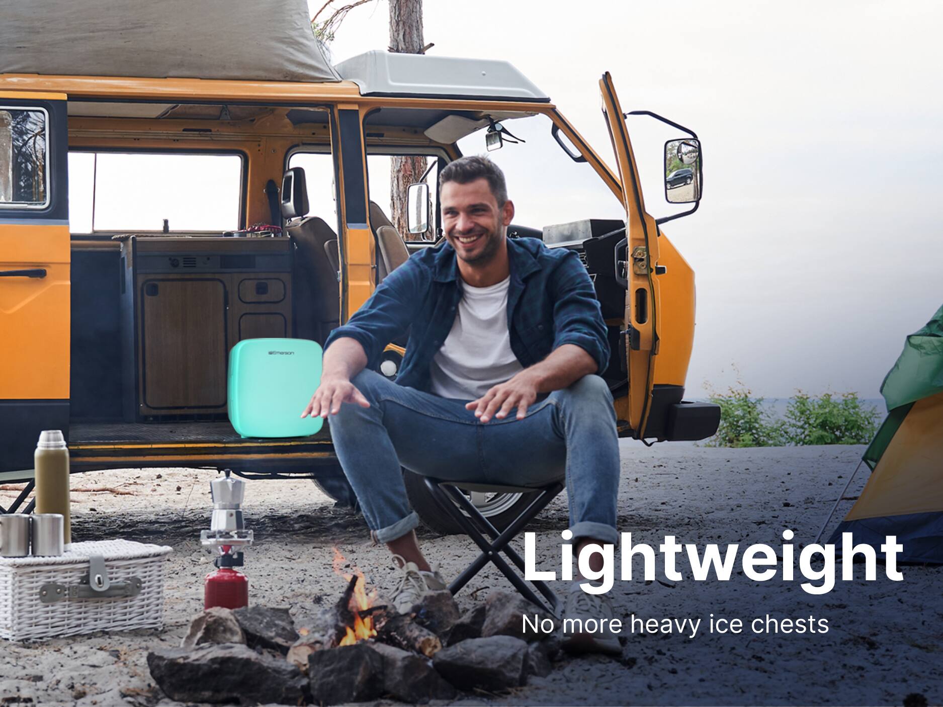 Lightweight
No more heavy ice chests