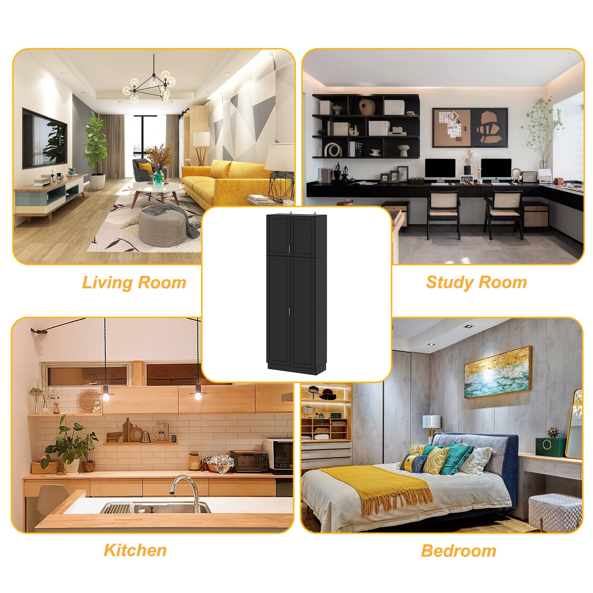 EIN d0 Living Room Study Room Kitchen Bedroom