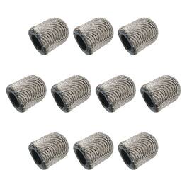 Unique Bargains - 12pcs 5.5mm Conductive Fiber Fine Tips Universal Replacement for Capacitive Touch Screen Stylus Pen - Silver