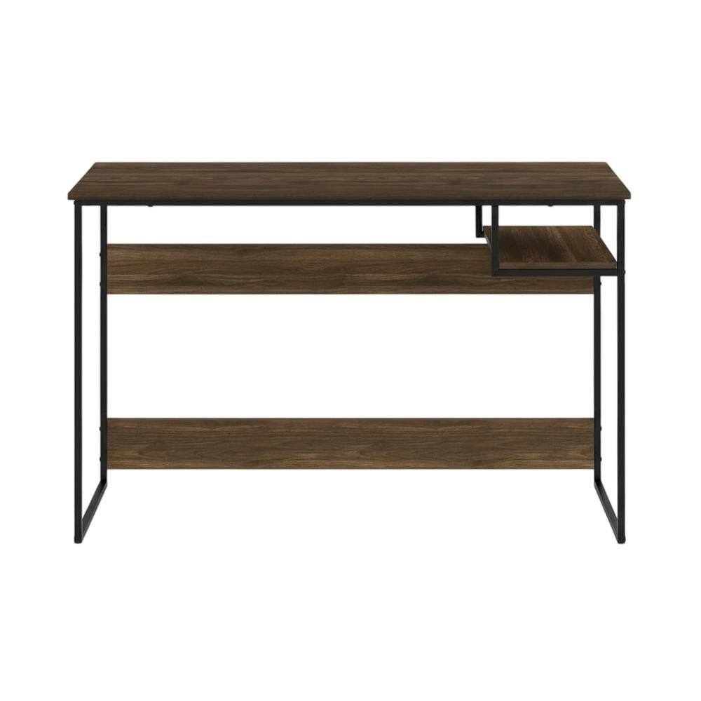 Back. BisonOffice - Wooden Study Desk, Columbia Walnut Finish, Spacious Work Surface, Sturdy Build - Columbia Walnut.