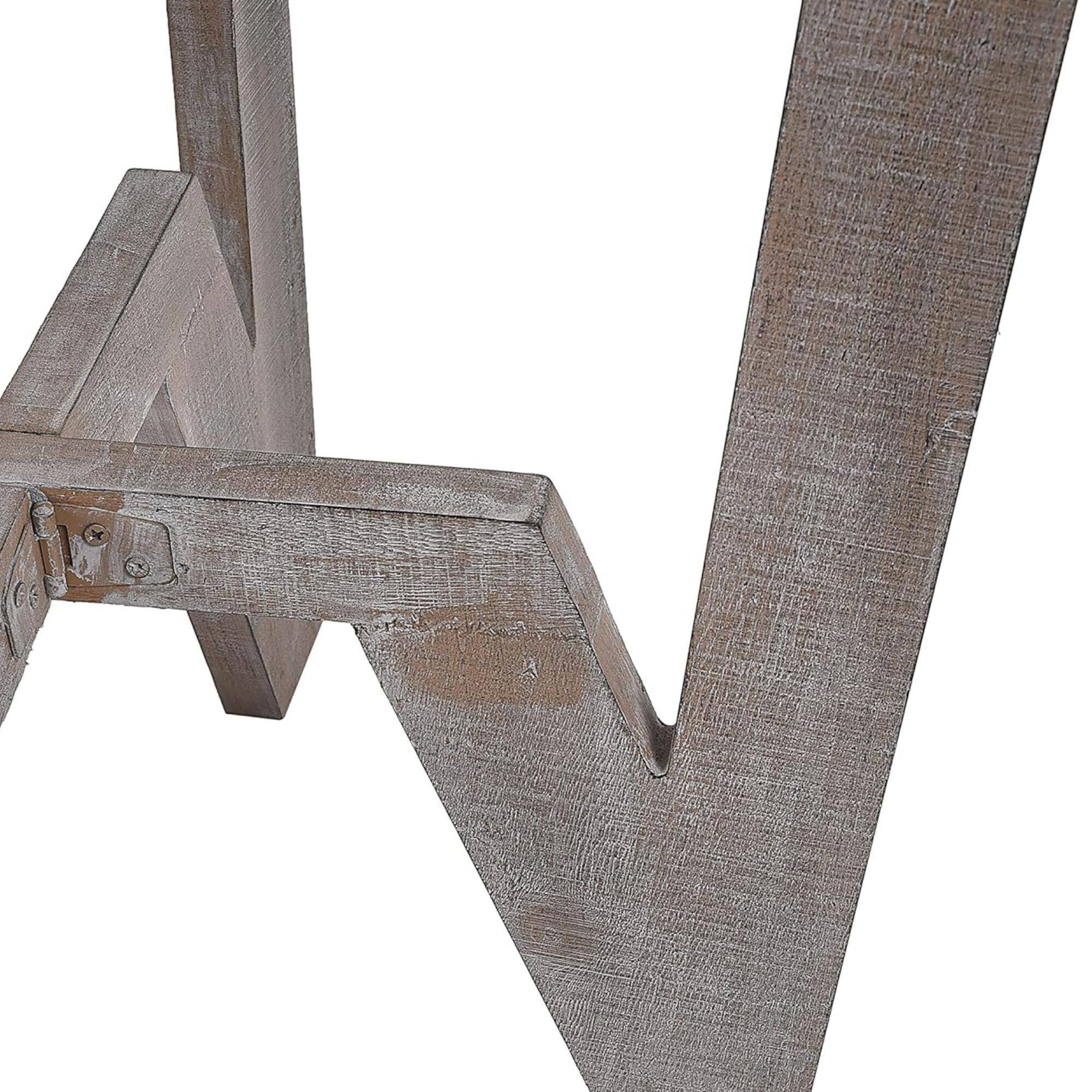 Alt View 8. COZAYH - COZAYH Rustic Farmhouse Wooden End Table with Storage Shelf, Vintage Grey Finish - Vintage Grey.