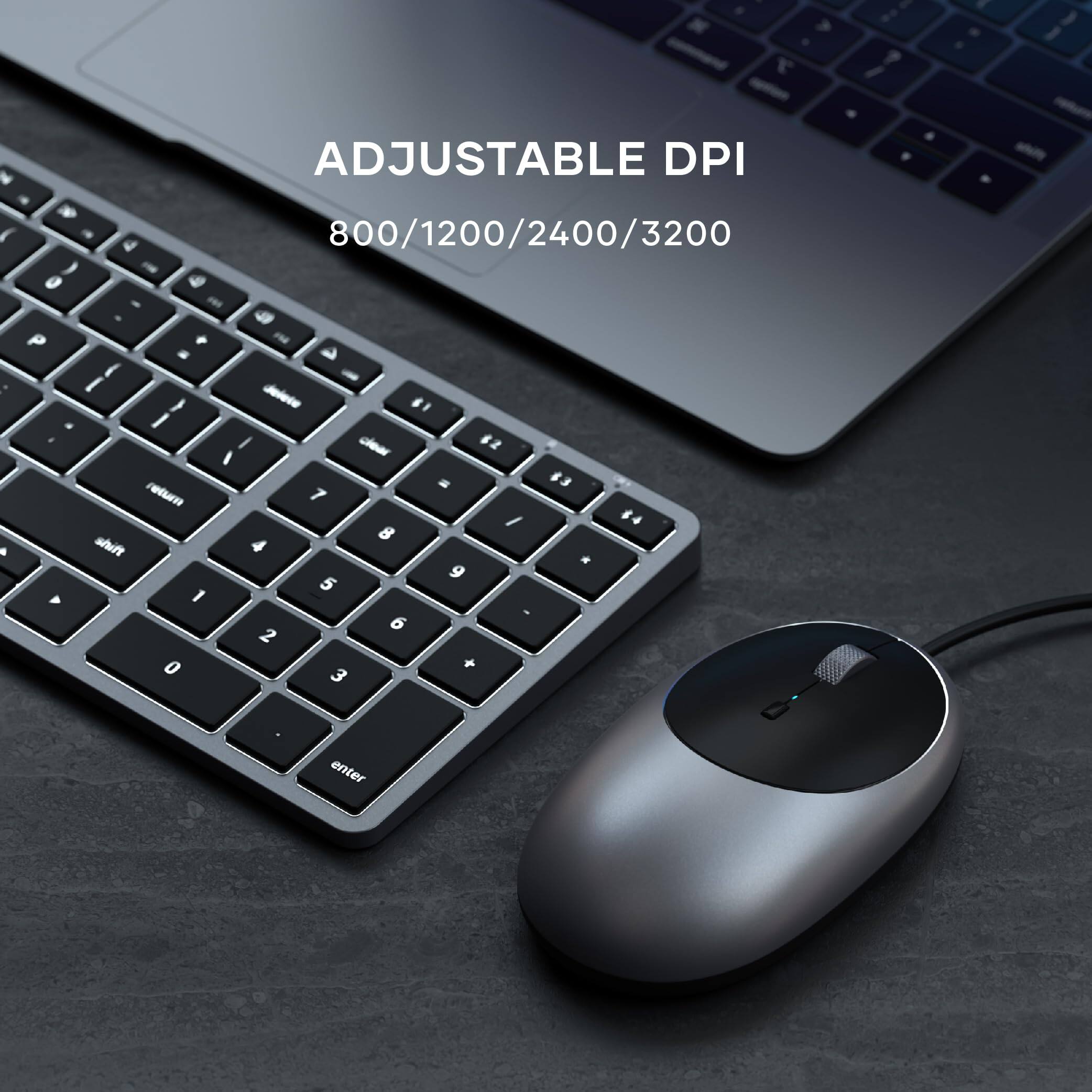 ADJUSTABLE DPI  
800/1200/2400/3200