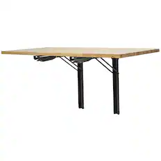 Front. Sportsman Pro-Series - Wall Mounted Folding Workbench - Silver.