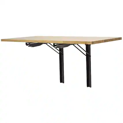 Front. Sportsman Pro-Series - Wall Mounted Folding Workbench - Silver.