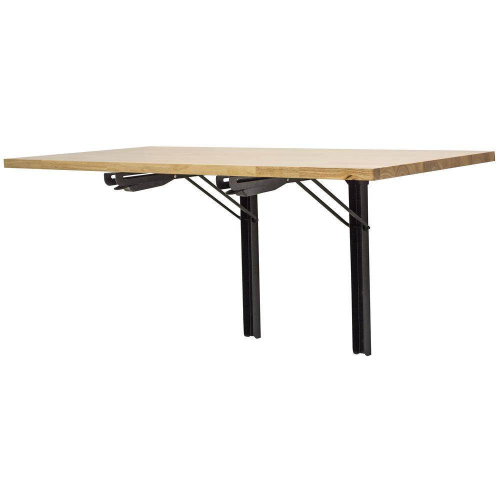 Front. Sportsman Pro-Series - Wall Mounted Folding Workbench - Silver.