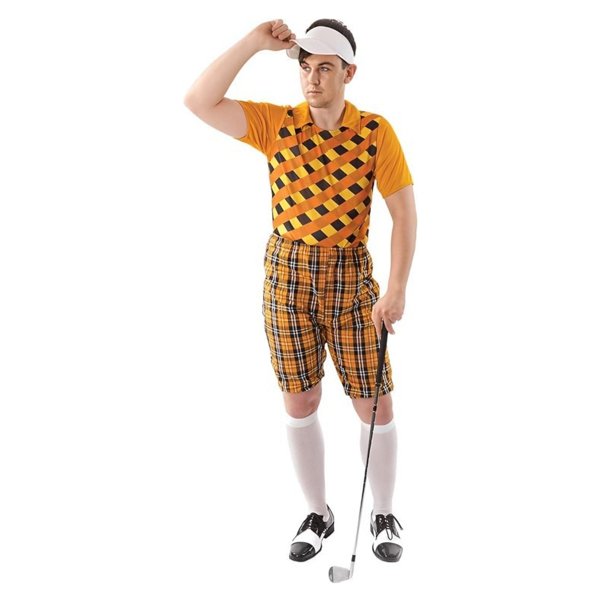 Orion Costumes - Male Golfer ( Black) Adult Costume X-large - Orange price history on PriceWatchPro