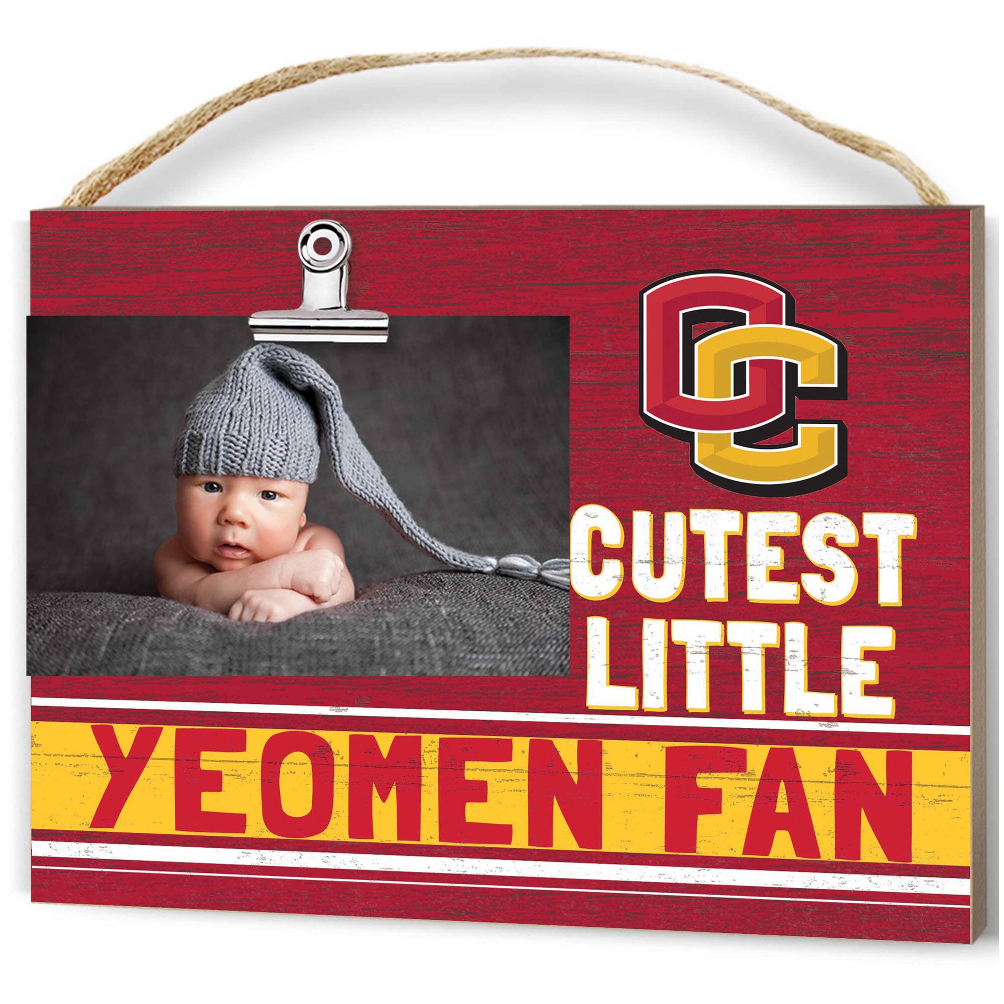 Oberlin Yeomen 8" x 10" Cutest Little Team Logo Clip Photo Frame