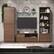 Alt View 16. Linon Home Décor - Millett 1-Drawer Mid-Century Bookcase - Walnut.
