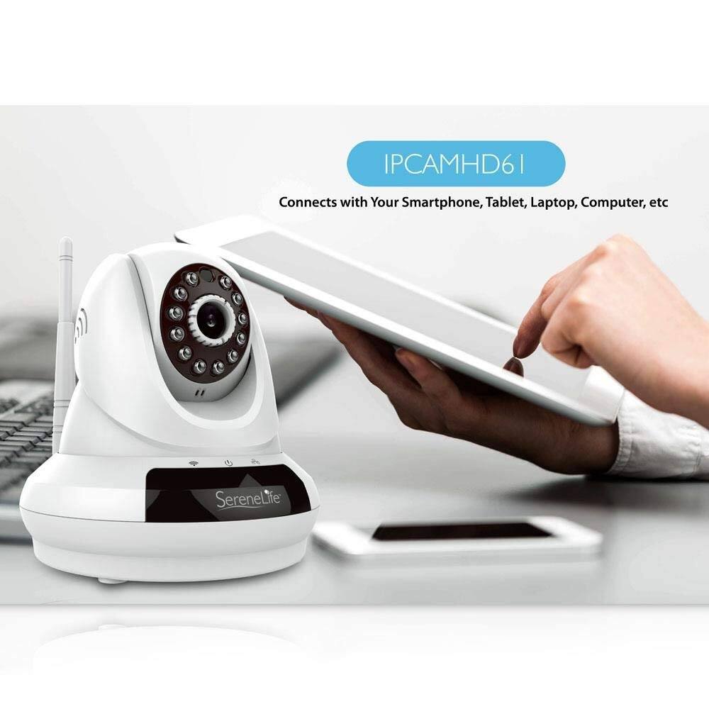 IPCAMHD61  
Connects with Your Smartphone, Tablet, Laptop, Computer, etc  
SereneLife