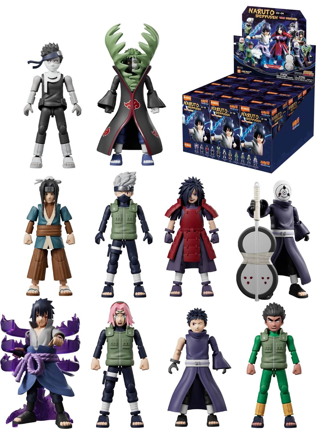PopMarket - Blokees - Naruto - Galaxy Version - 04: War Begins 9CT Model Kit PDQ Display - COLLECTIBLES - Multicolor price history on PriceWatchPro