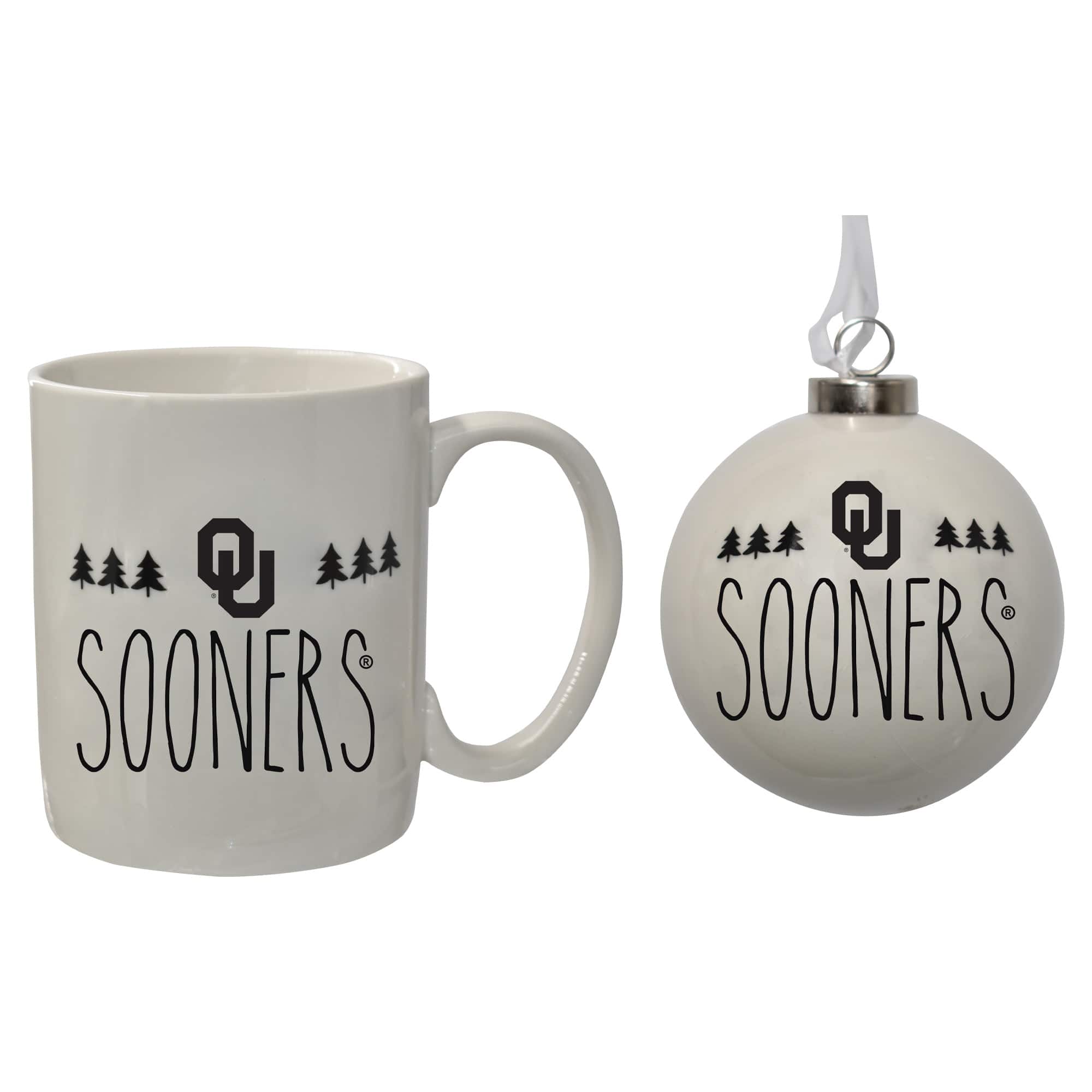 The Memory Company - Oklahoma Sooners Holiday Ornament & Mug Set - Multicolor
