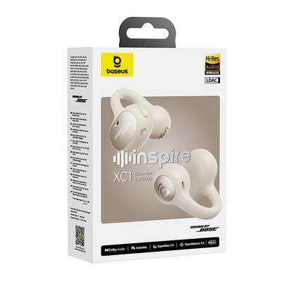 Baseus Inspire XC1 Clip on Earbud, Sound By Bose Headphones Baseus Inspire XC1 Clip on Earbud, Sound By Bose Headphones