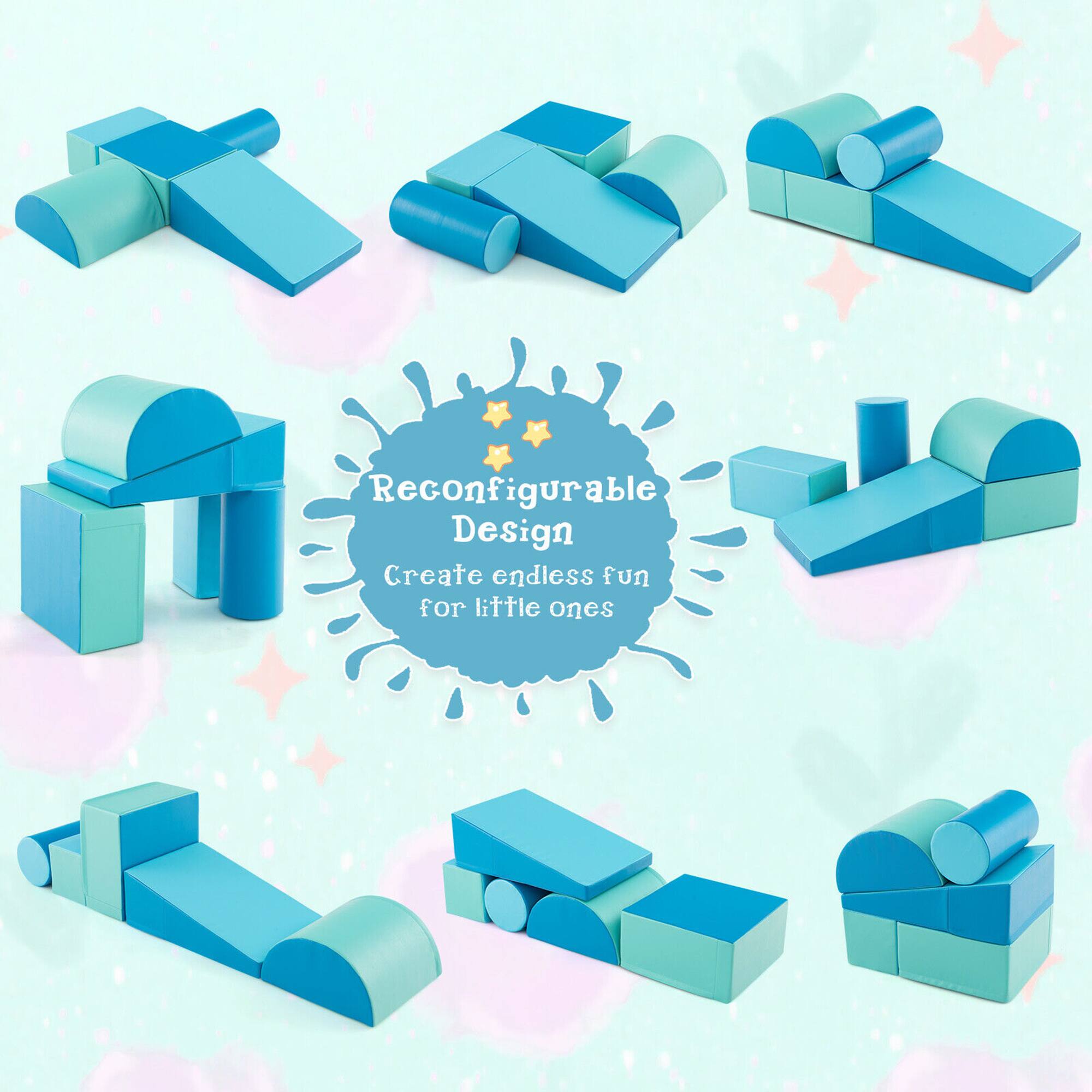 Reconfigurable Design  
Create endless fun for little ones