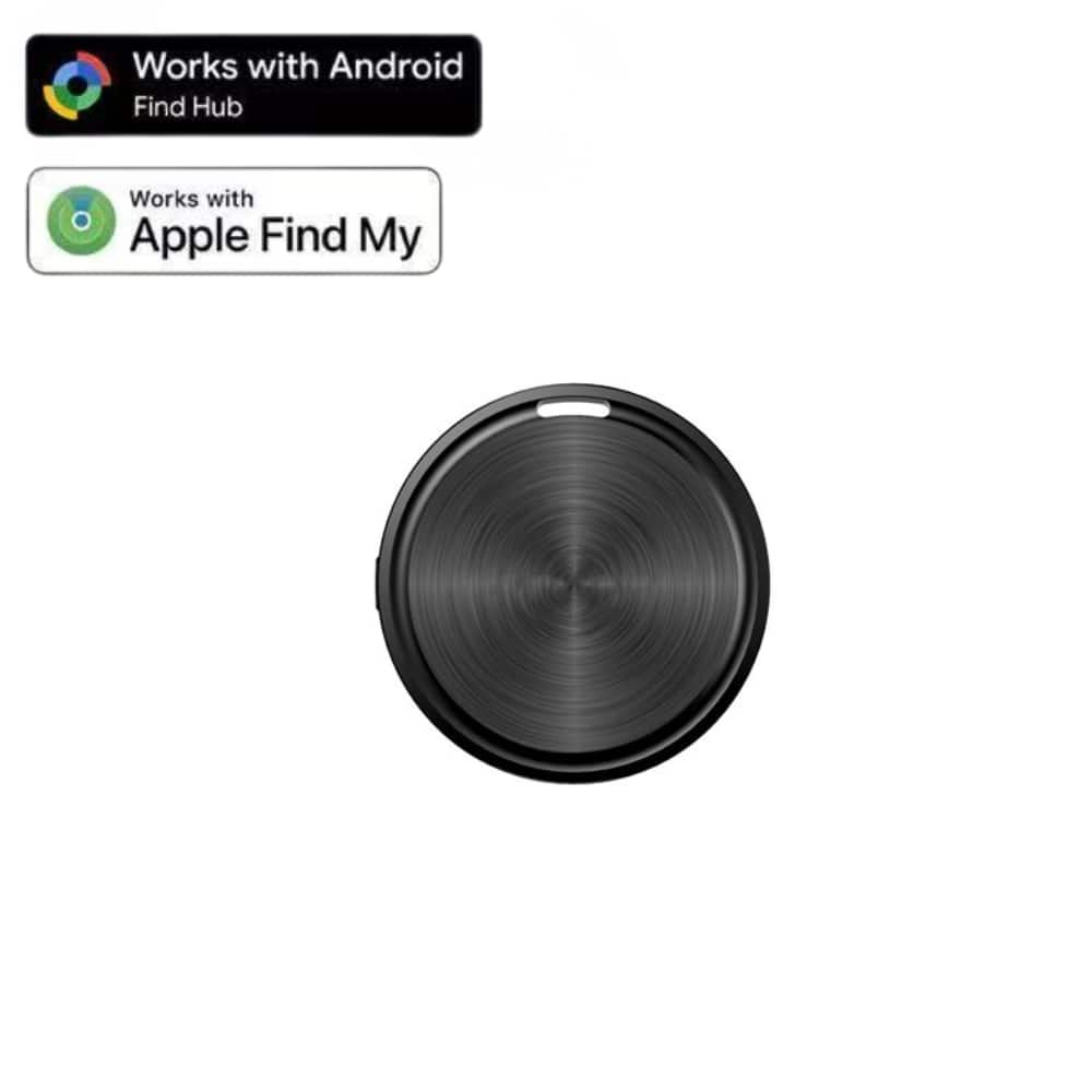 Cluzine - Anti-Lost Device Locator Tracker For Car Elderly Kids Pets Compatible With Apple & Android Dual System - Black