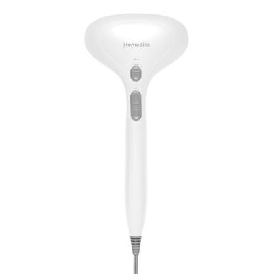 HoMedics - Duo Percussion Body Massager with Heat - White HoMedics - Duo Percussion Body Massager with Heat - White