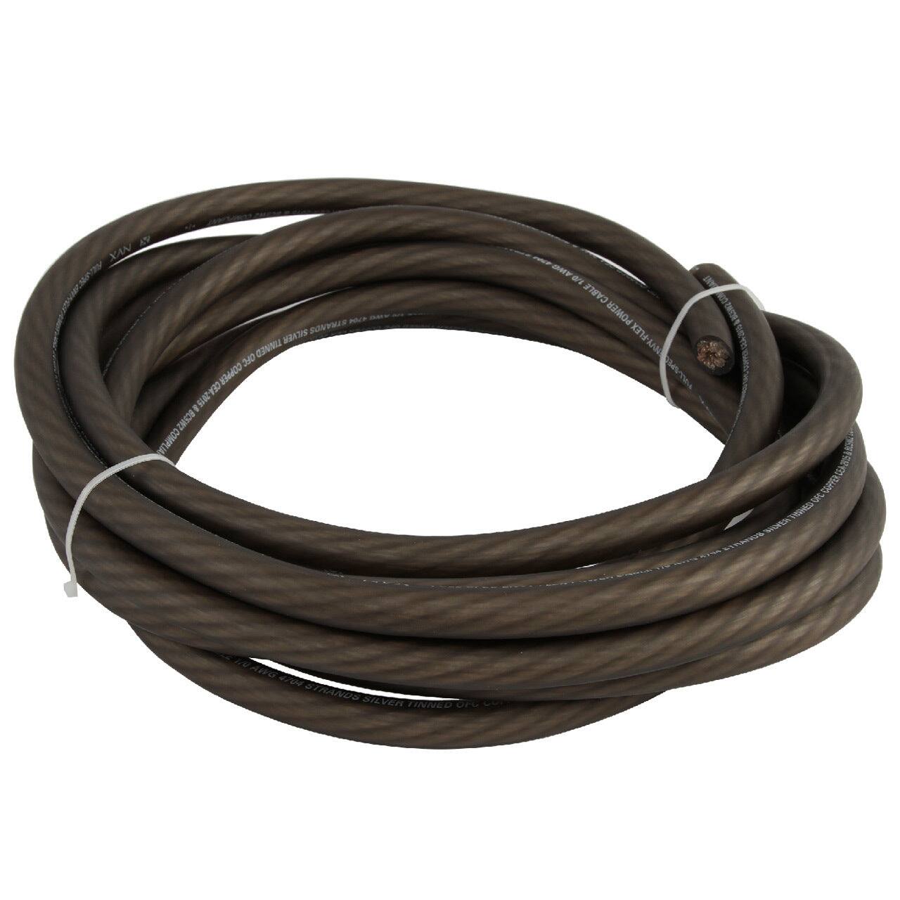 NVX - XW0BK5 0 Gauge 5 Ft Frosted Black Power/Ground Wire price history on PriceWatchPro