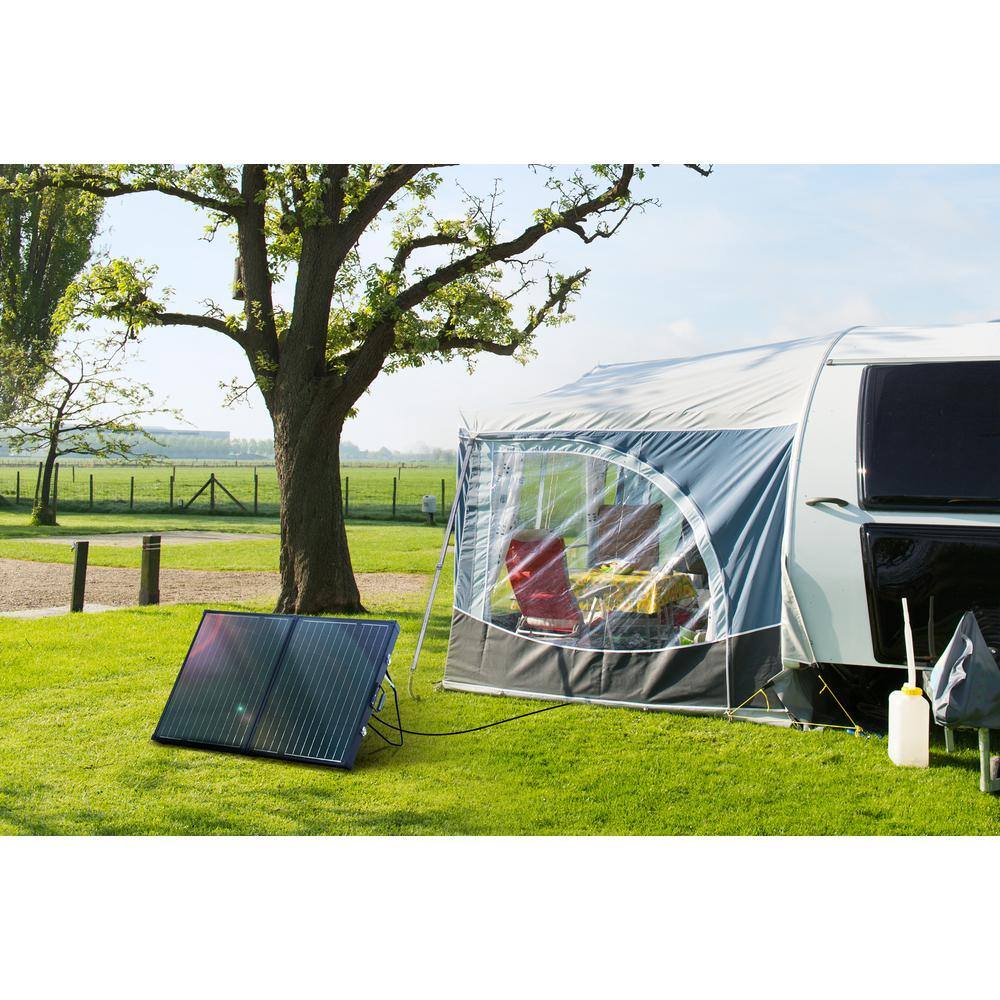 Alt View 3. Nature Power - 120 Watt Briefcase Solar Panel.