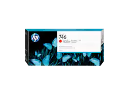 HP - 746 300-ml Chromatic Red DesignJet Ink Cartridge, P2V81A
