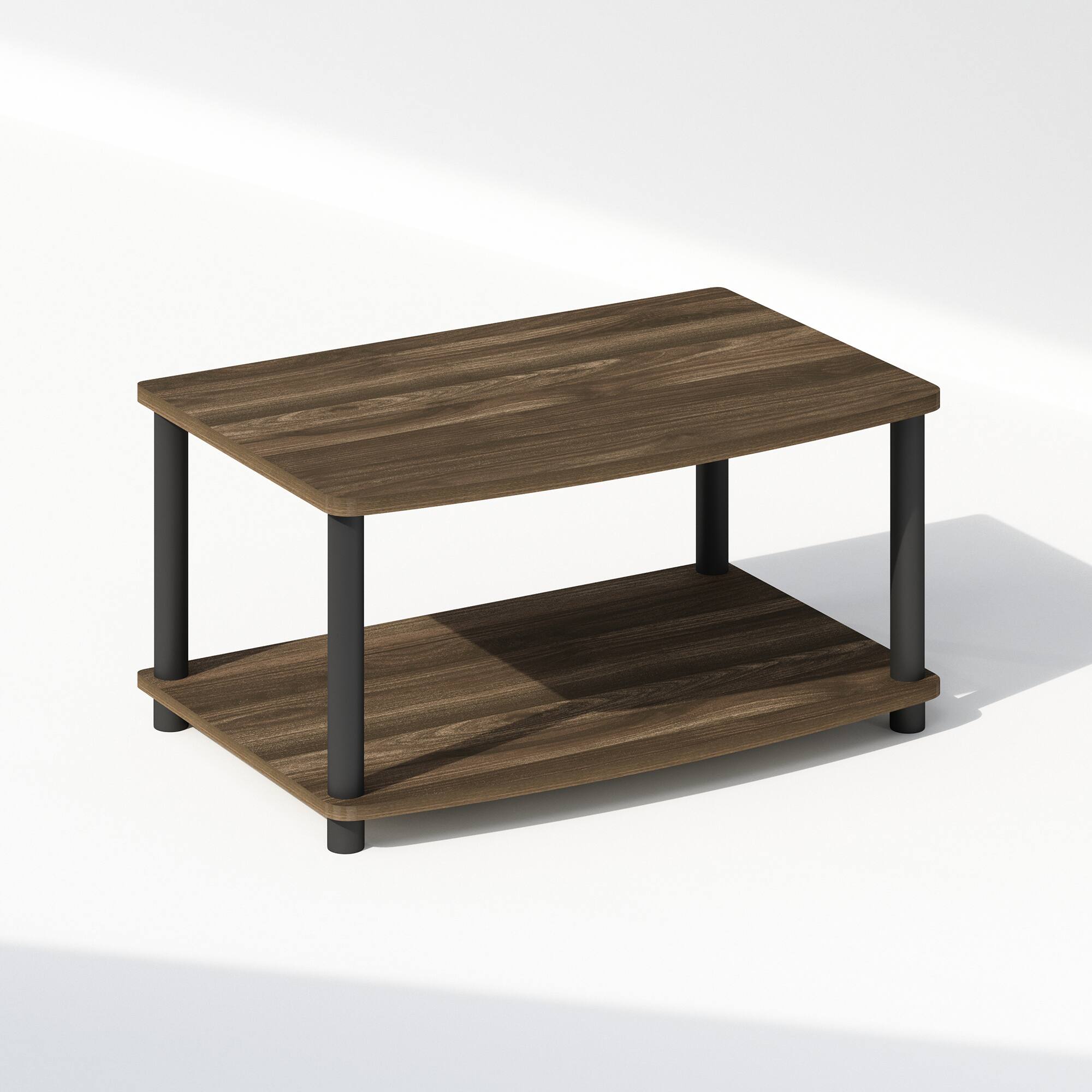 Front. Furinno - Turn-N-Tube 2-Tier Multipurpose Printer Stand Display & Storage Shelf.