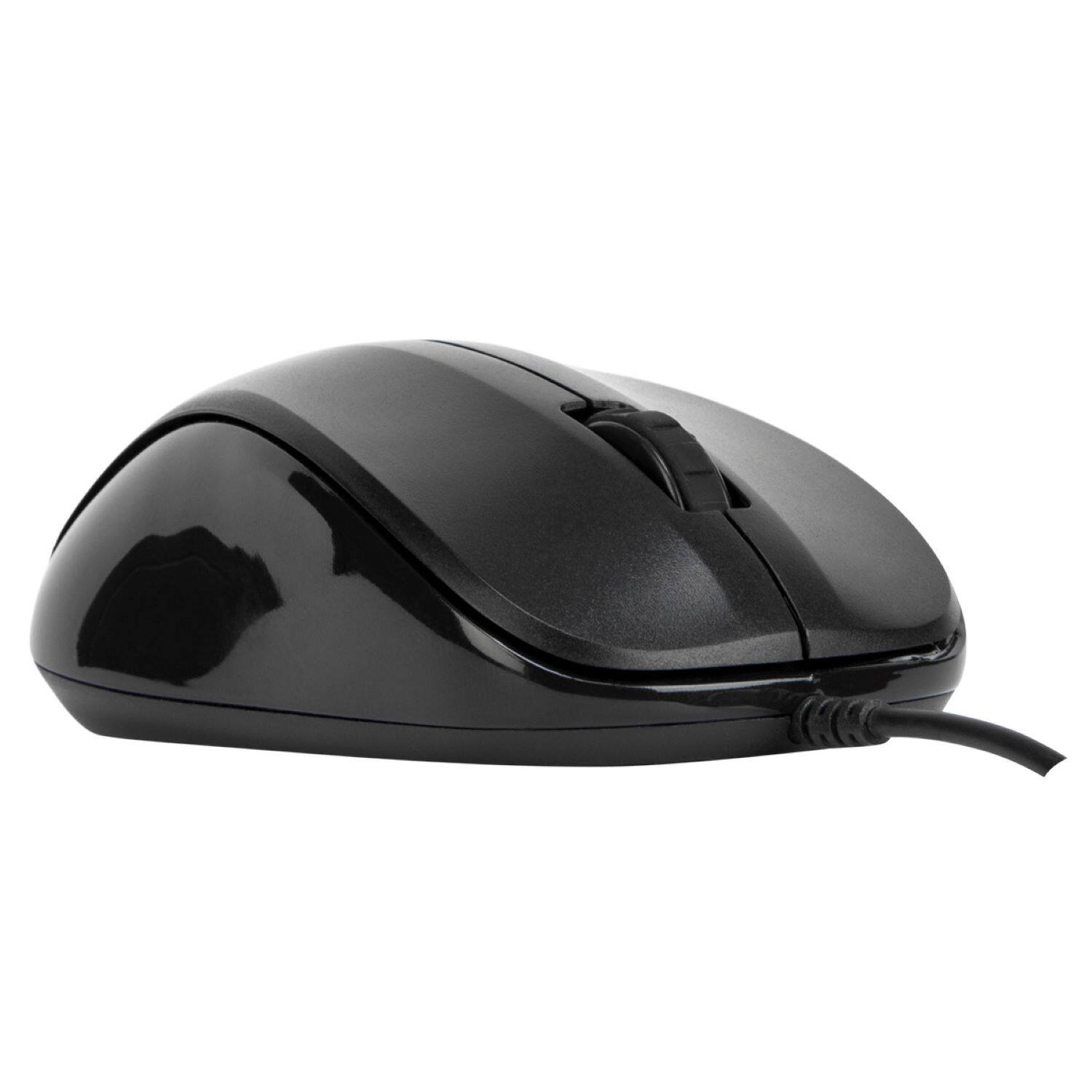 Left. Targus - 3-Button USB Optical Mouse - Black.