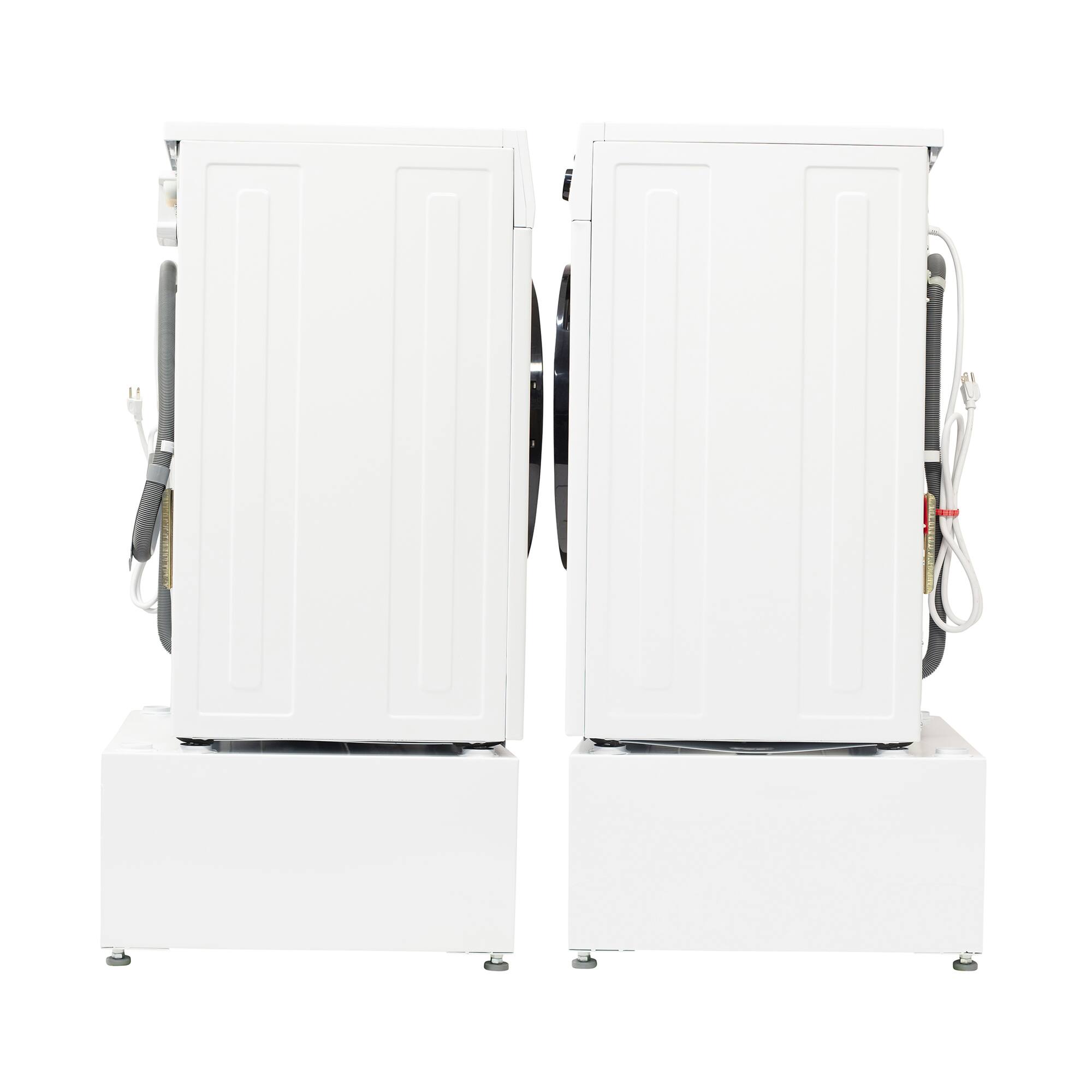 Alt View 7. Equator - Equator 1.62 cu ft. All-in-One Combo Washer Electric Dryer VENTED DRY 30% FASTER | RV Ready 110V - EZ 4800 + Pedestal - White.