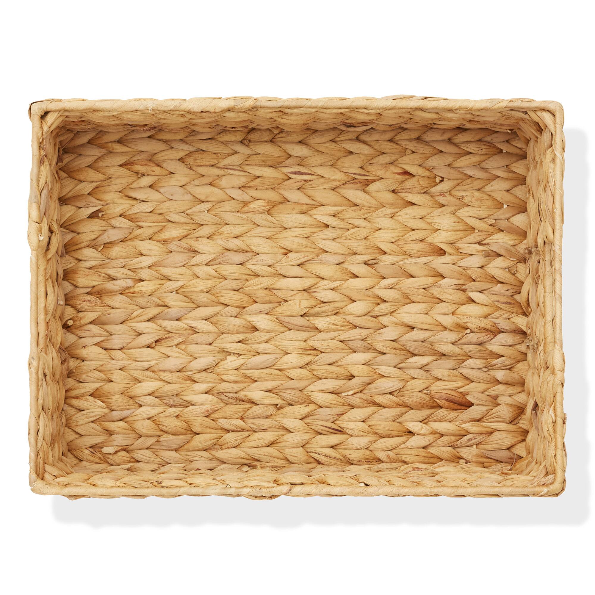 Alt View 5. Casafield - Water Hyacinth Pantry Storage Basket Organizer Bins - Natural - Hyacinth.