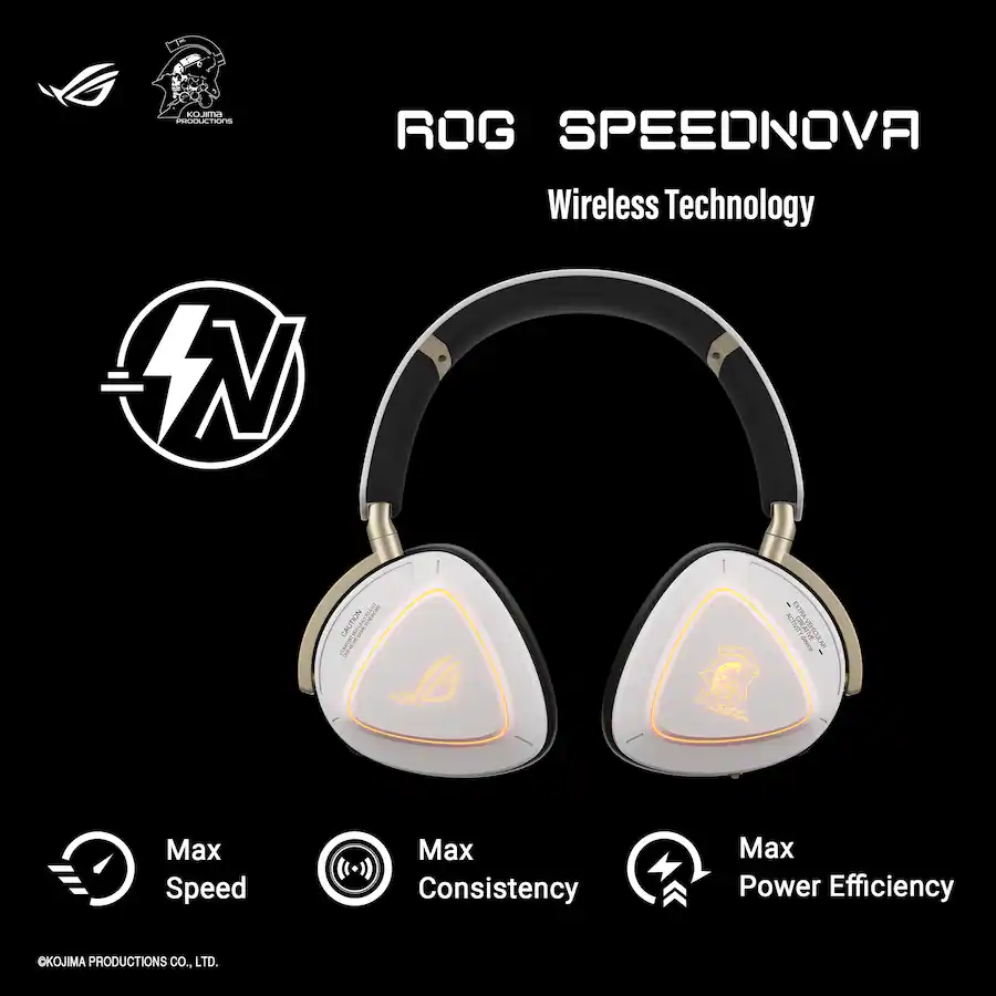 ASUS ROG Delta II Wireless RGB Gaming Headset for PC/Mac, Xbox, PS5 ...