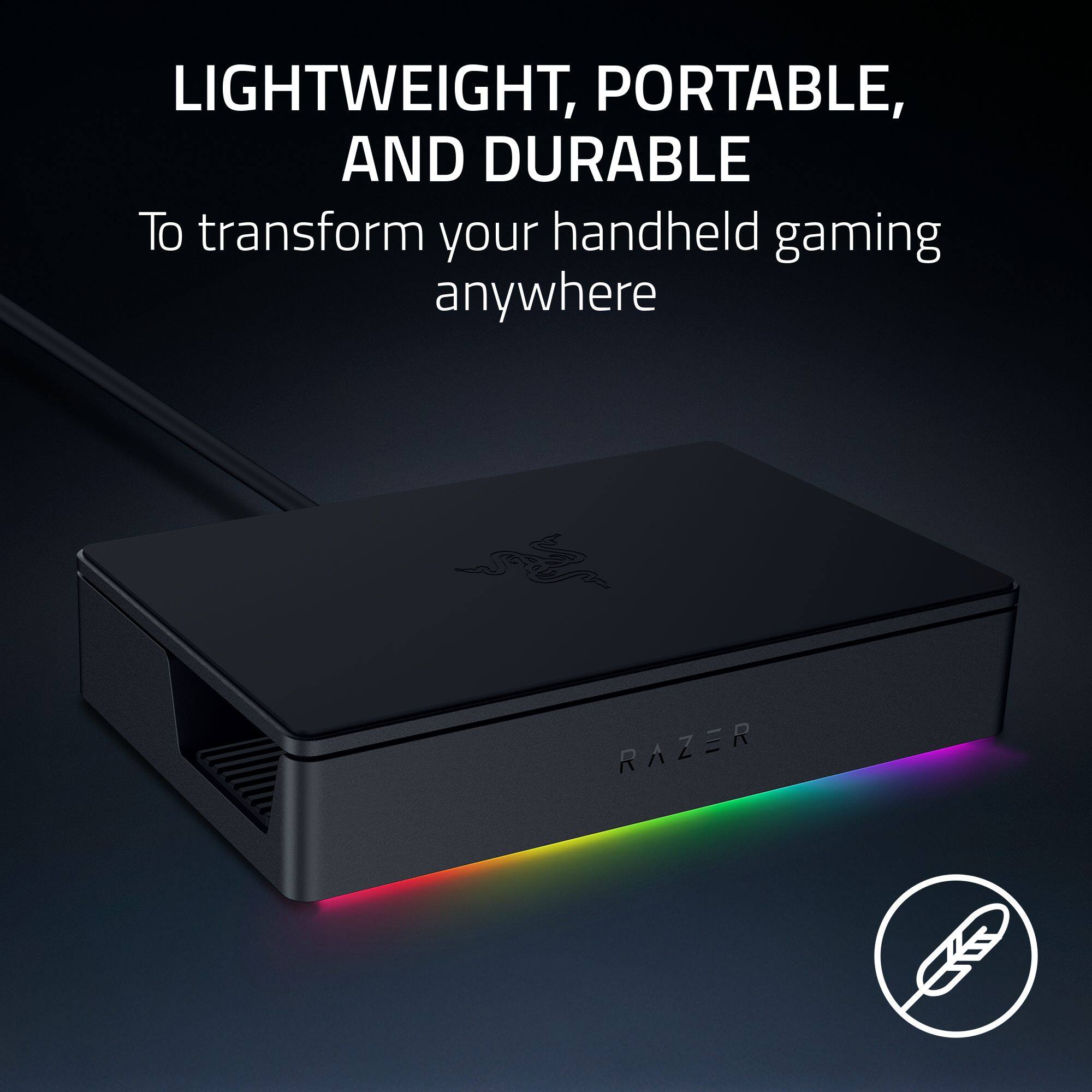 LIGHTWEIGHT, PORTABLE, AND DURABLE: To transform your handheld gaming anywhere, RAZER.