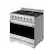 Angle. Thor Kitchen - Gordon Ramsay Series by Thor Kitchen 6.0 Cu. Ft Freestanding Gas Range - Stainless Steel.