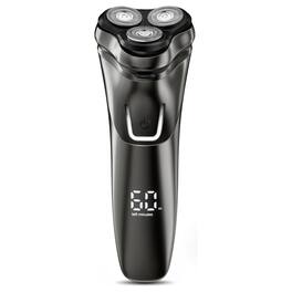 Dazzed Corner - Men's Electric Razor – Cordless Wet/Dry Shaving, USB Fast Charging - Black