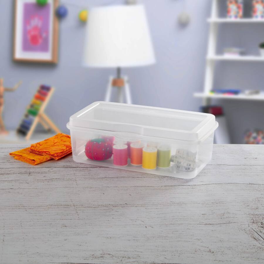 Sterilite Plastic Stacking FlipTop Latching Storage Box Container ...