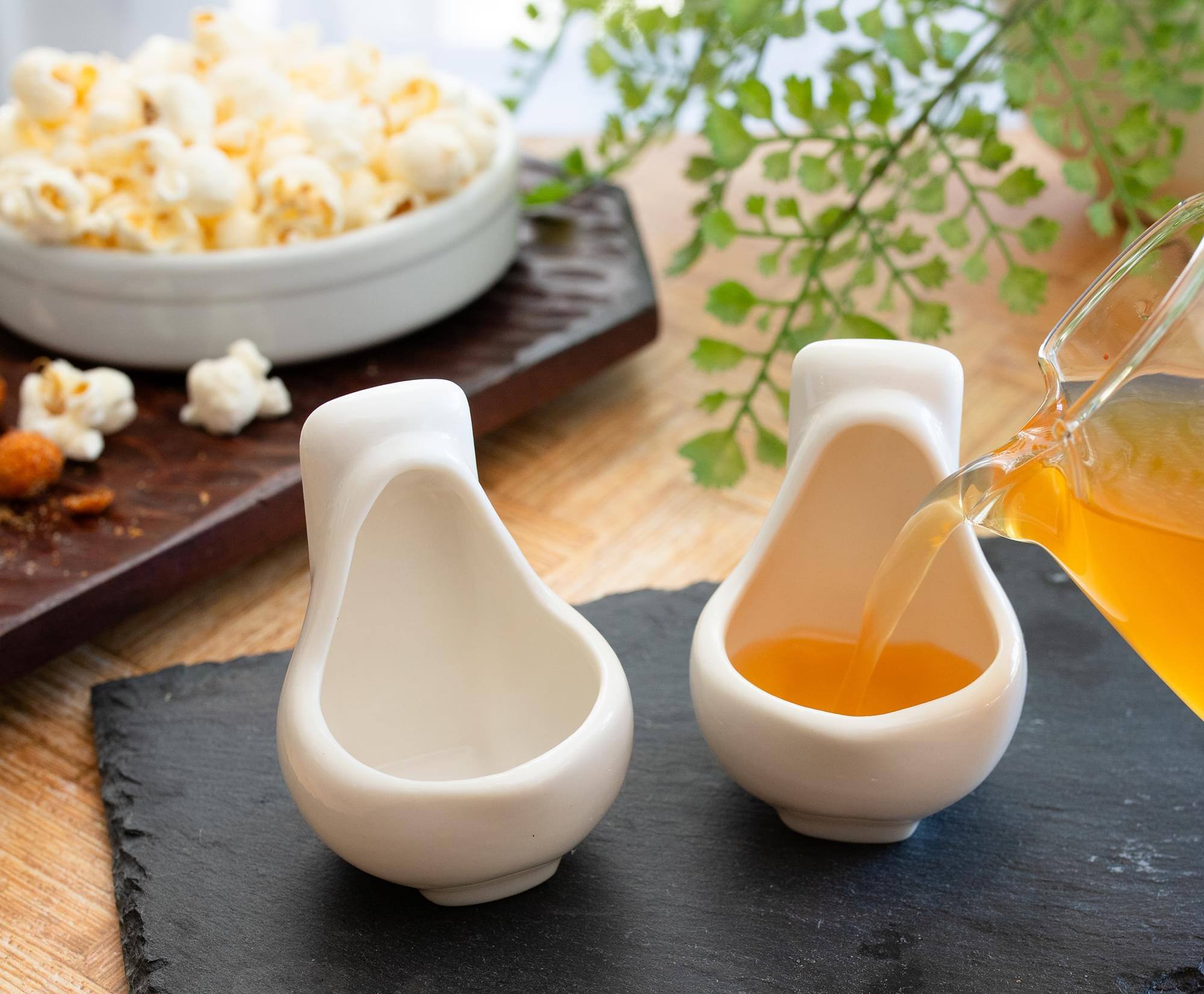 Alt View 4. Silver Buffalo - Urinal 1-Ounce Sculpted Ceramic Shot Glasses | Set of 2 - White.