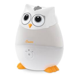 CRANE - Baby Mini-Adorable Snow Owl 0.5 Gal. Baby Humidifier, Cool Mist with Aroma Tray & Night Light - White