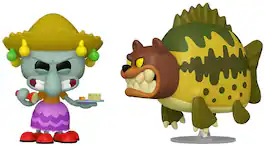 Funko - POP! Animation: SpongeBob SquarePants - Squidward & Sea Bear 2-Pack - COLLECTIBLES - Multicolor
