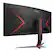 Alt View 11. AOC - CU34G2XP 34" VA Curved Gaming Monitor, WQHD (3440x1440), 180Hz, 1ms, Freesync, HDR 400 - Black/Silver/Red.