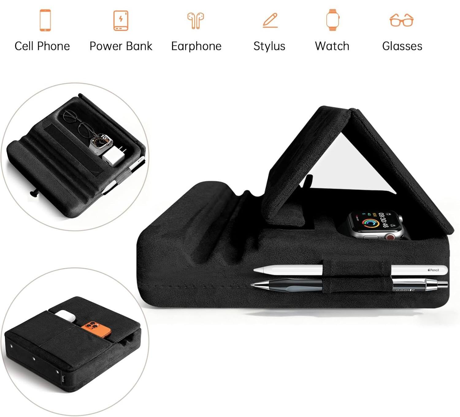 4 Cell Phone Power Bank Earphone Stylus Watch Glasses