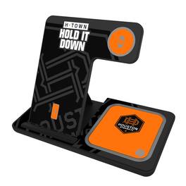 Keyscaper - Houston Dynamo FC 3-In-1 Wireless Charger - Multicolor