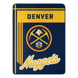 Sweet Home Collection - NBA Denver Nuggets 46" x 60" Raschel Throw Blanket - Blue