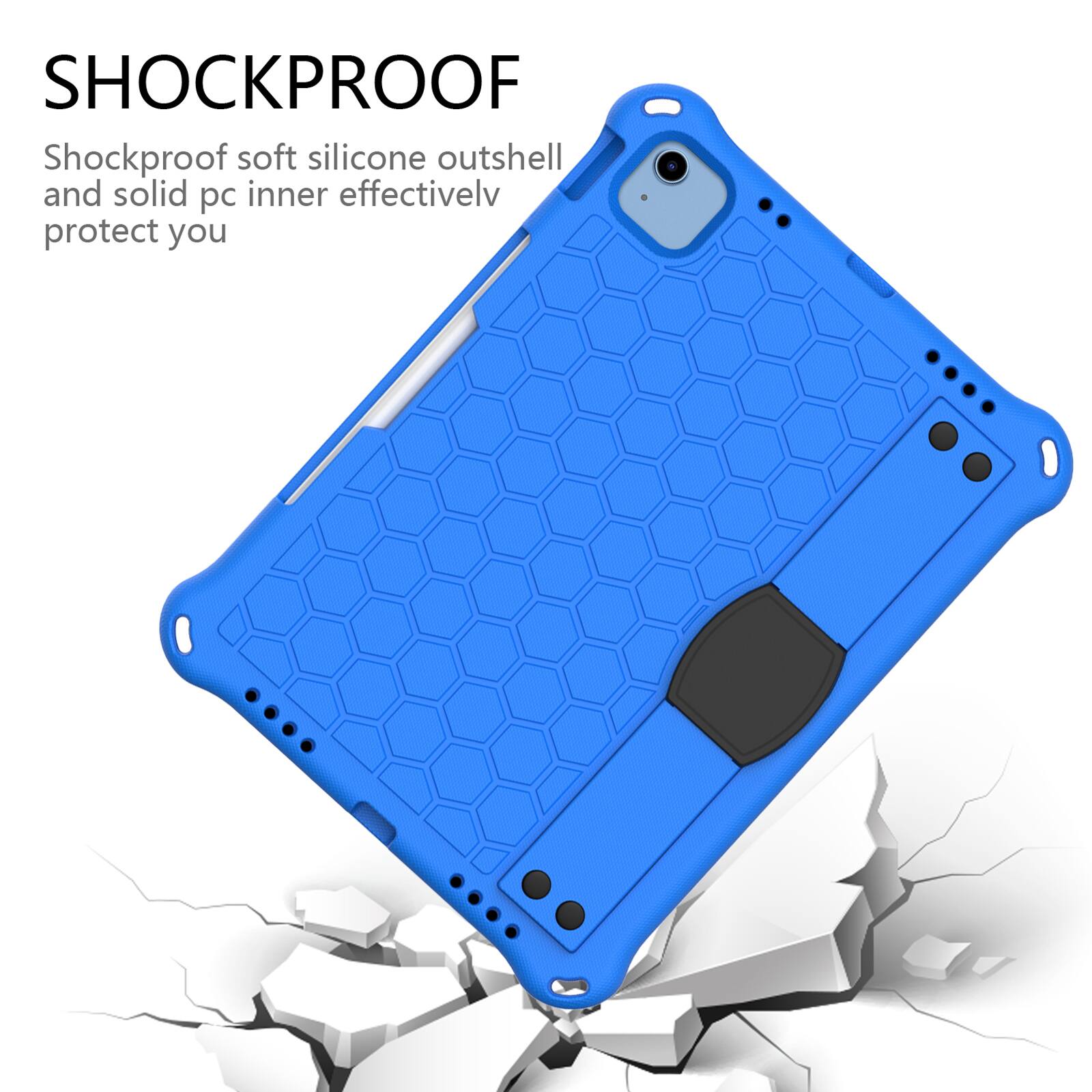 SHOCKPROOF  
Shockproof soft silicone outshell and solid pc inner effectively protect you