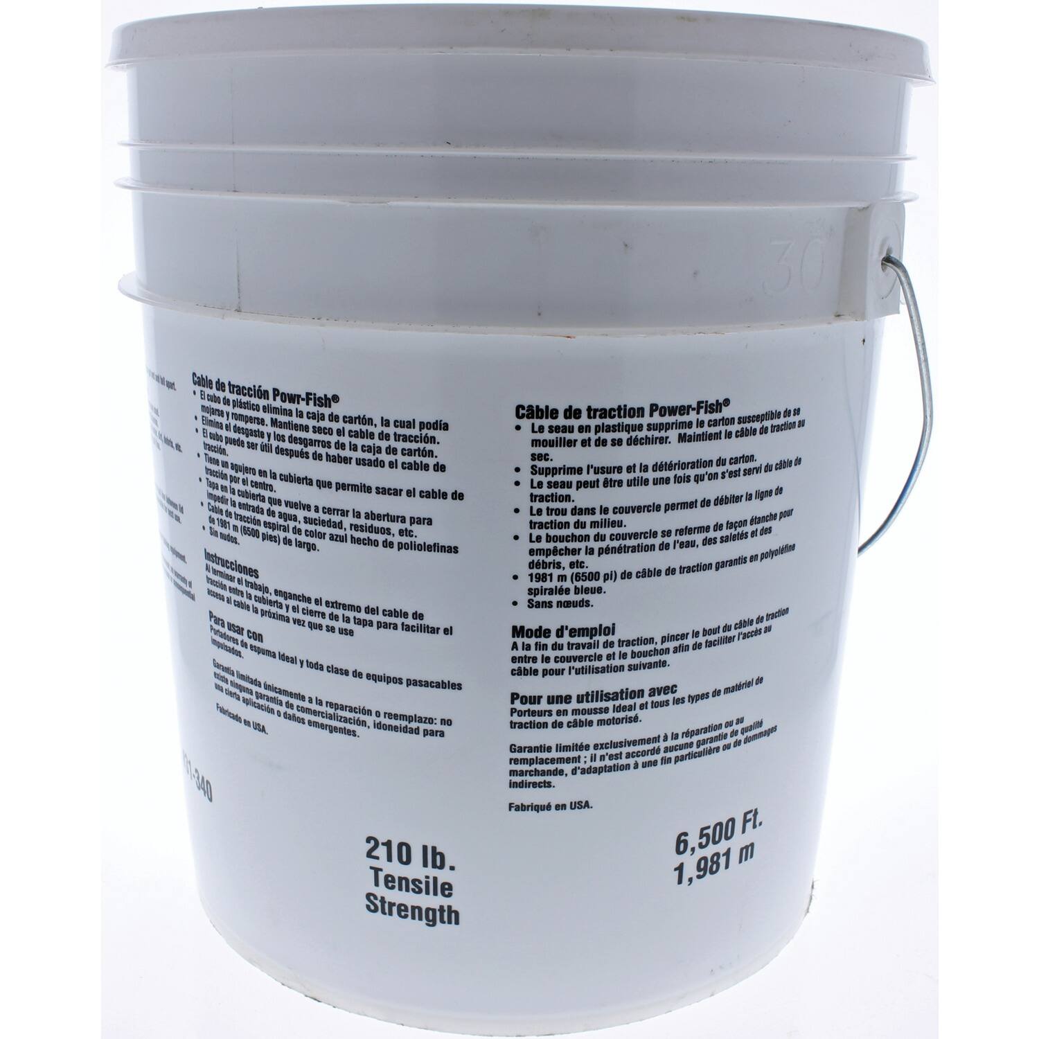 Cable de tracción Power-Fish®

- Elimina la caja de cartón, la cual podría romperse y romper el cable de tracción.
- Mantiene seco el cable, puede ser de plástico, suprime el cable de tracción, vede desgarros, mojarse, desgarrarse.
- Mantiene el taco de la caja de cartón, seco.
- Haber usado deterioración de cartón.
- Clínta viñeta cable, suprime el uso, se envía mnile cubierta que se estropeó.
- U puede ser útil cubierta permite sacar cable largo, empúdre tracción.
- dbiter eotrada vosive cerrar trucho en couvercle permit Tautite agua, suciedad.
- abertura para milieo.
- Mtanche enpiral residuos, tracción taon color etc. couvercle referme salats M azui hecho bouchon largo.
- polialefinas pntration eau, empcher polyplatione

Instrucciones dbris, tracción garantis MA 1981 (650