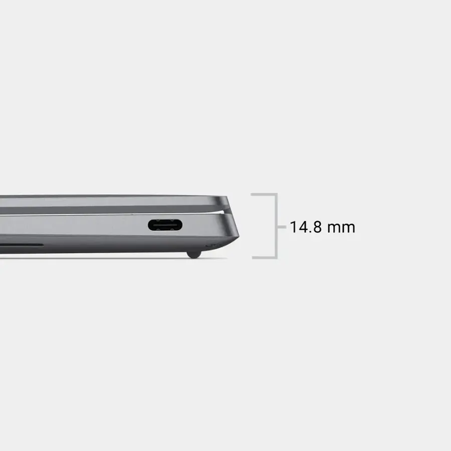 Alt View 16. Dell - XPS 13 13.4" OLED 3K Touch-Screen Laptop - Snapdragon X Elite Copilot+ PC with 32GB Memory – 1TB SSD - Graphite.