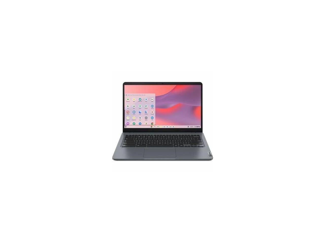 Alt View 7. Lenovo - Lenovo 14e Chromebook Gen 3 14.0" Touch Screen Intel Processor N100 8GB Memory 64 GB SSD Chrome OS 82W6003CUS - Gray.