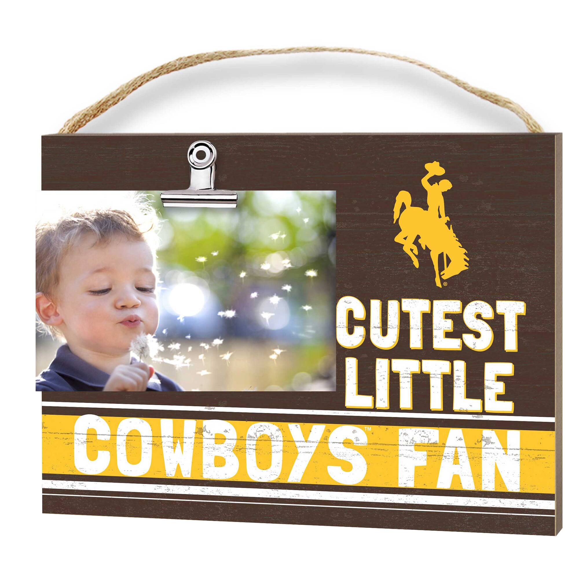 Wyoming Cowboys 8'' x 10'' Cutest Little Team Logo Clip Photo Frame